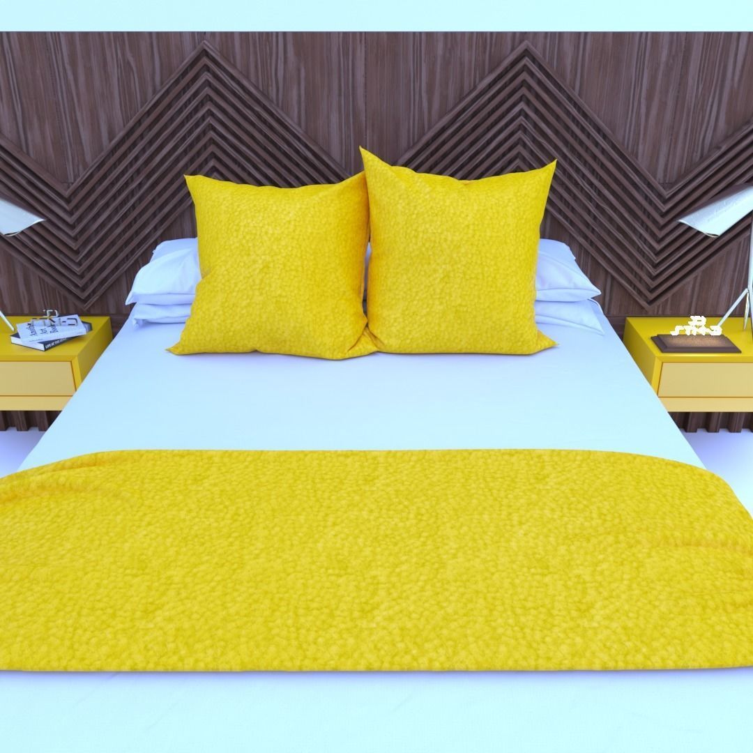 STM-D BED model BBB Low-poly 3D model_5