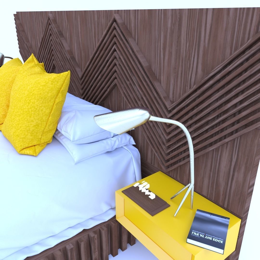 STM-D BED model BBB Low-poly 3D model_7