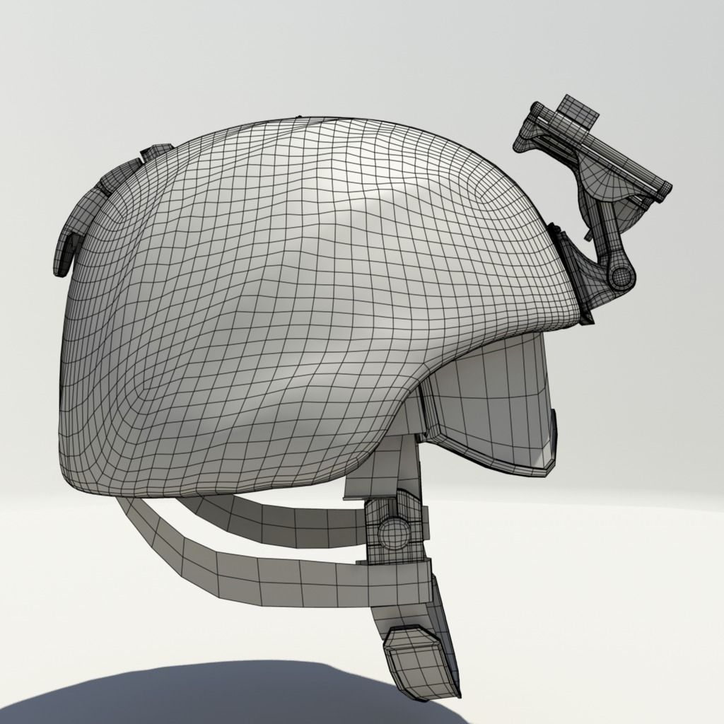 Tactical Helmet 3D model_4