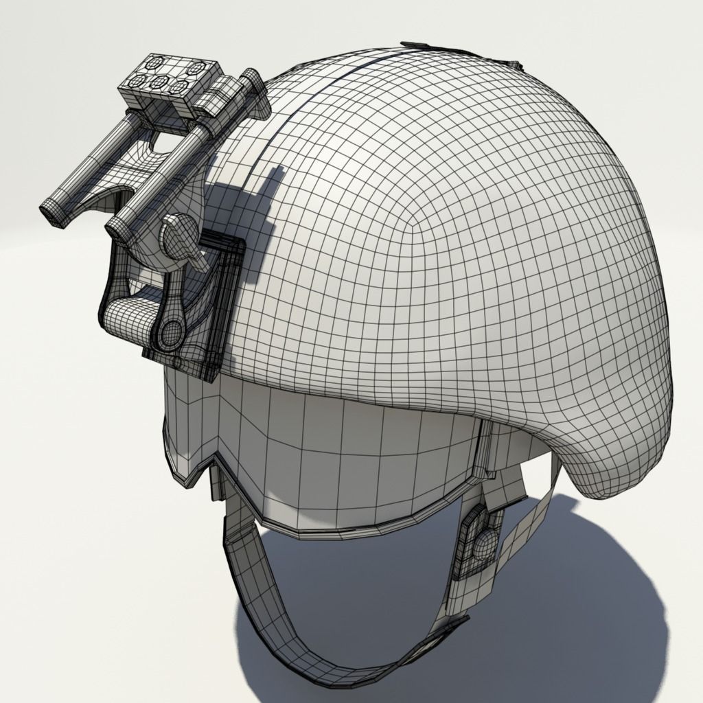 Tactical Helmet 3D model_6