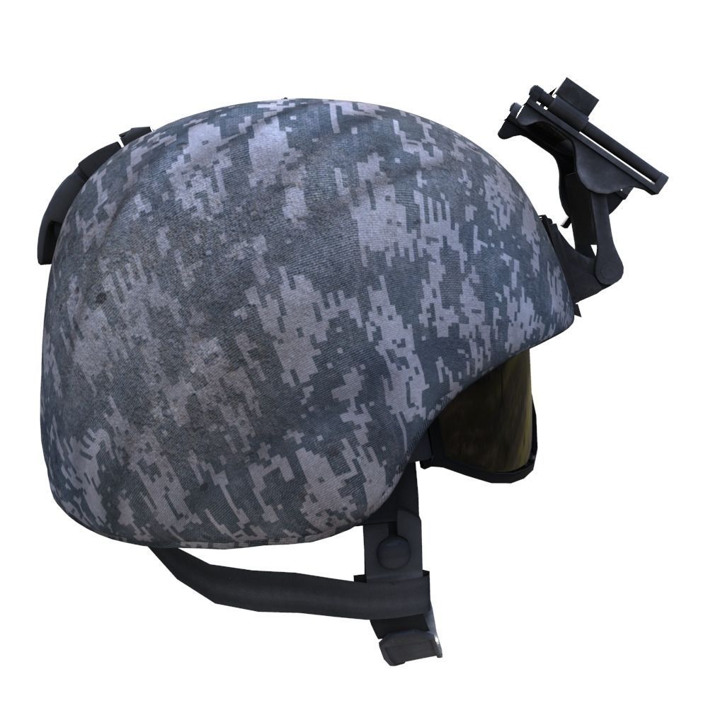 Tactical Helmet 3D model_3