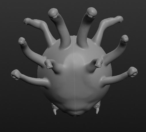 Reaper beholder 3D model_4