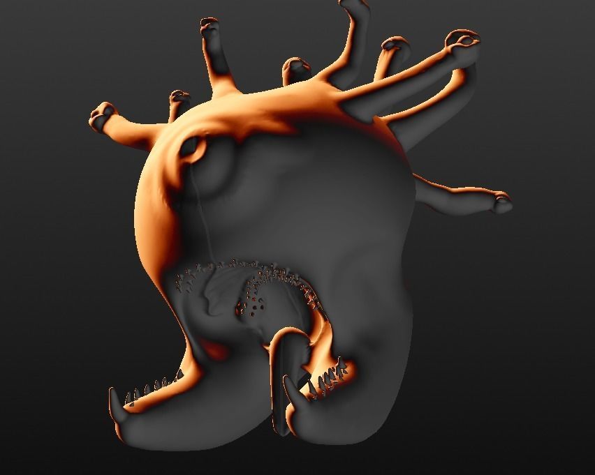 Reaper beholder 3D model_6