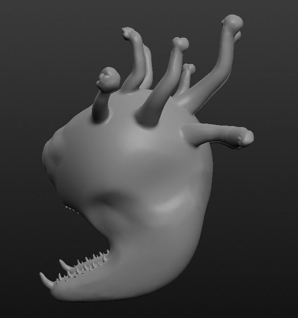 Reaper beholder 3D model_5
