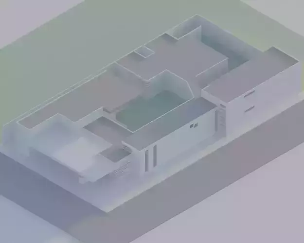 House model floor plan of
