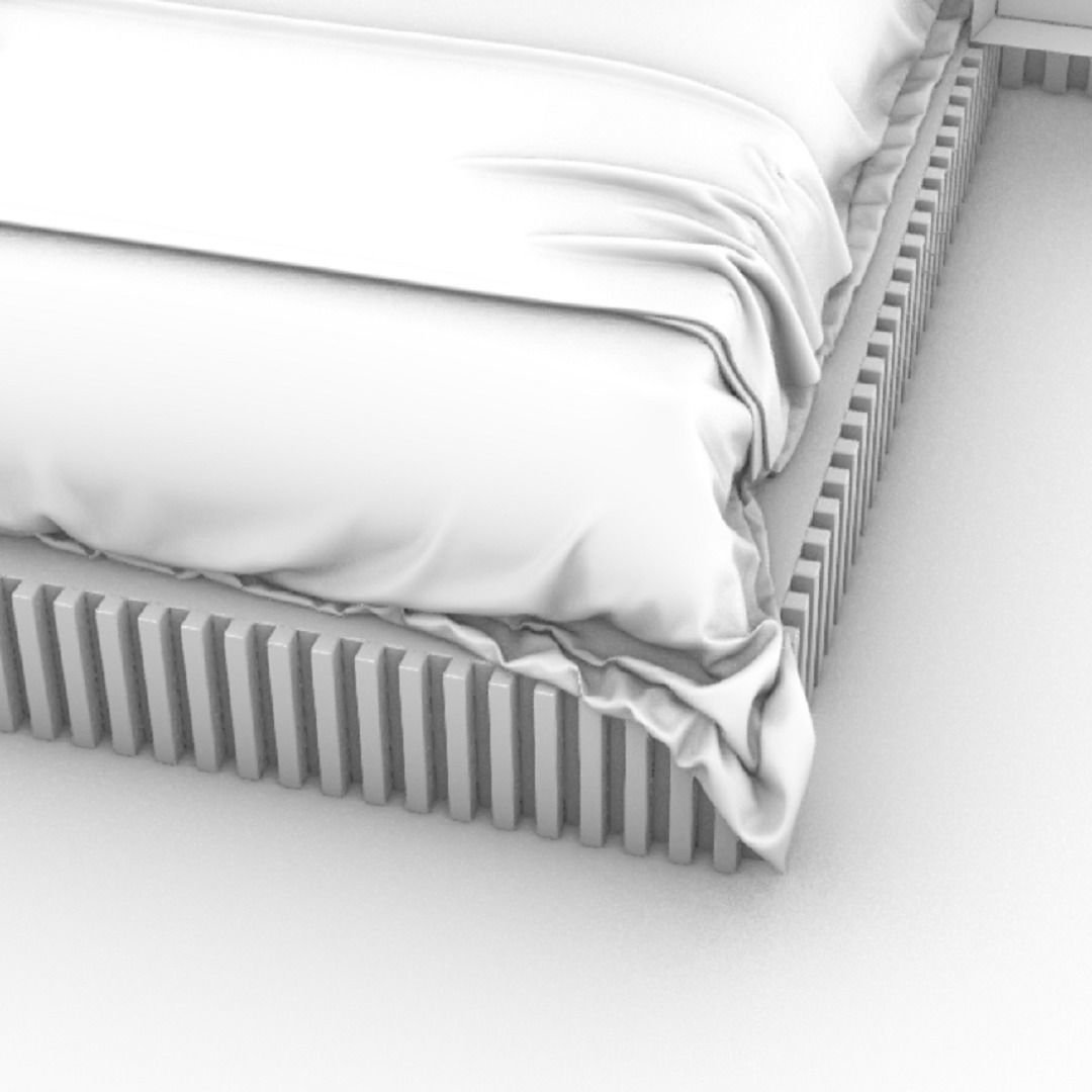 STM-D BED model CCC Low-poly 3D model_17