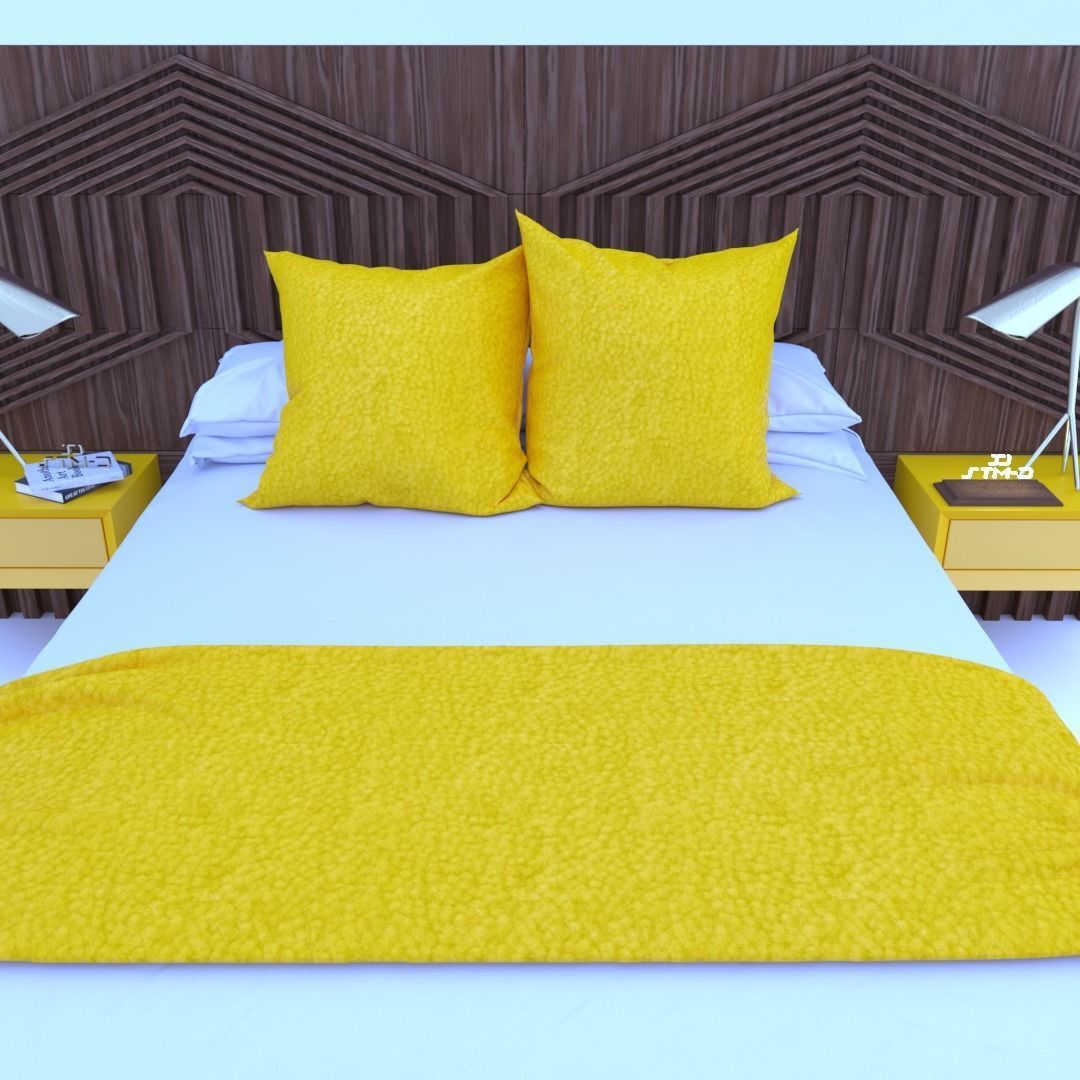 STM-D BED model CCC Low-poly 3D model_5