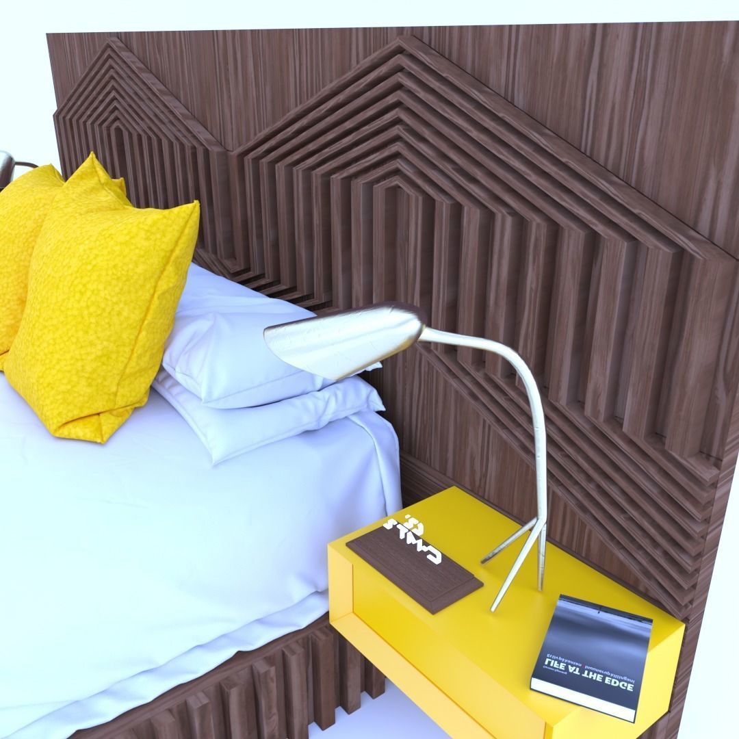 STM-D BED model CCC Low-poly 3D model_7