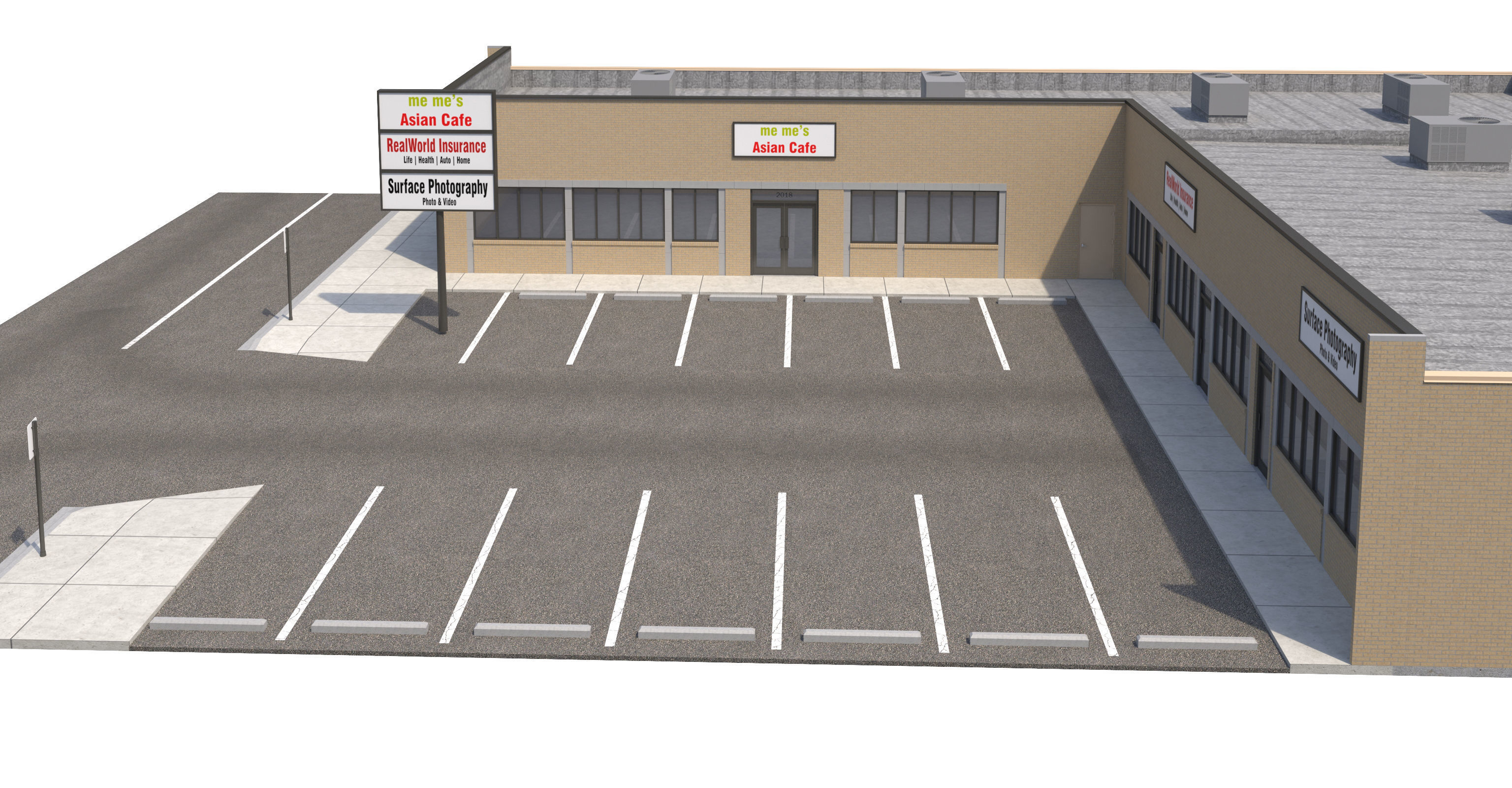 Retail-099 Retail Store 3D model_6