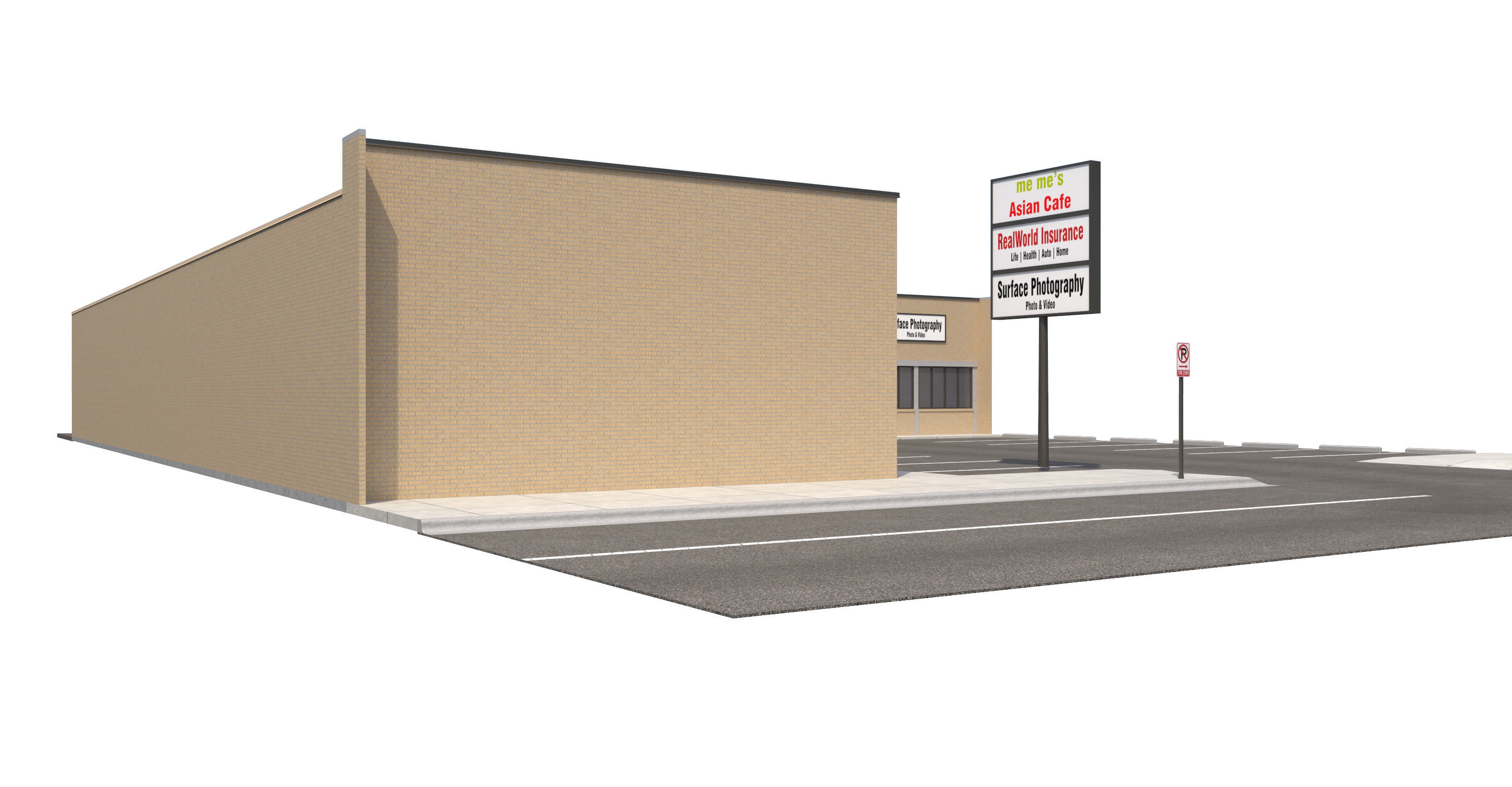 Retail-099 Retail Store 3D model_7