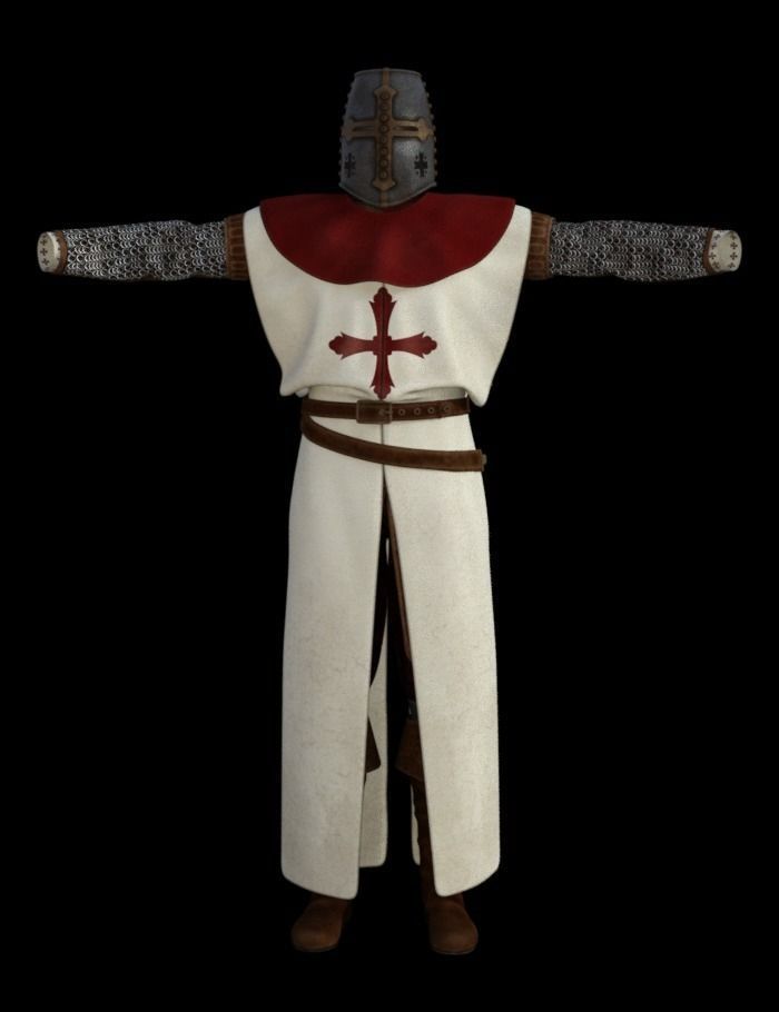 Crusader Armor  3D model_0