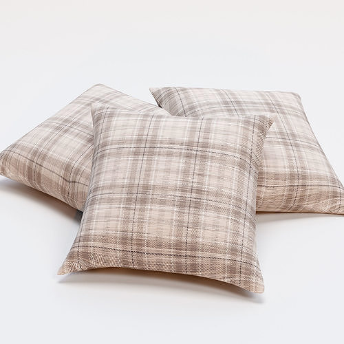 pillows plaid cushion cover 3D model