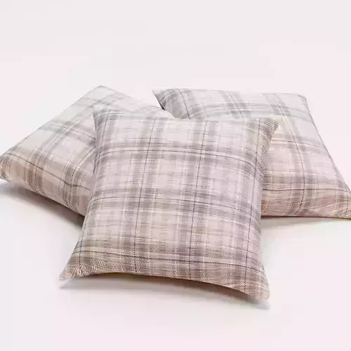 pillows plaid cushion cover