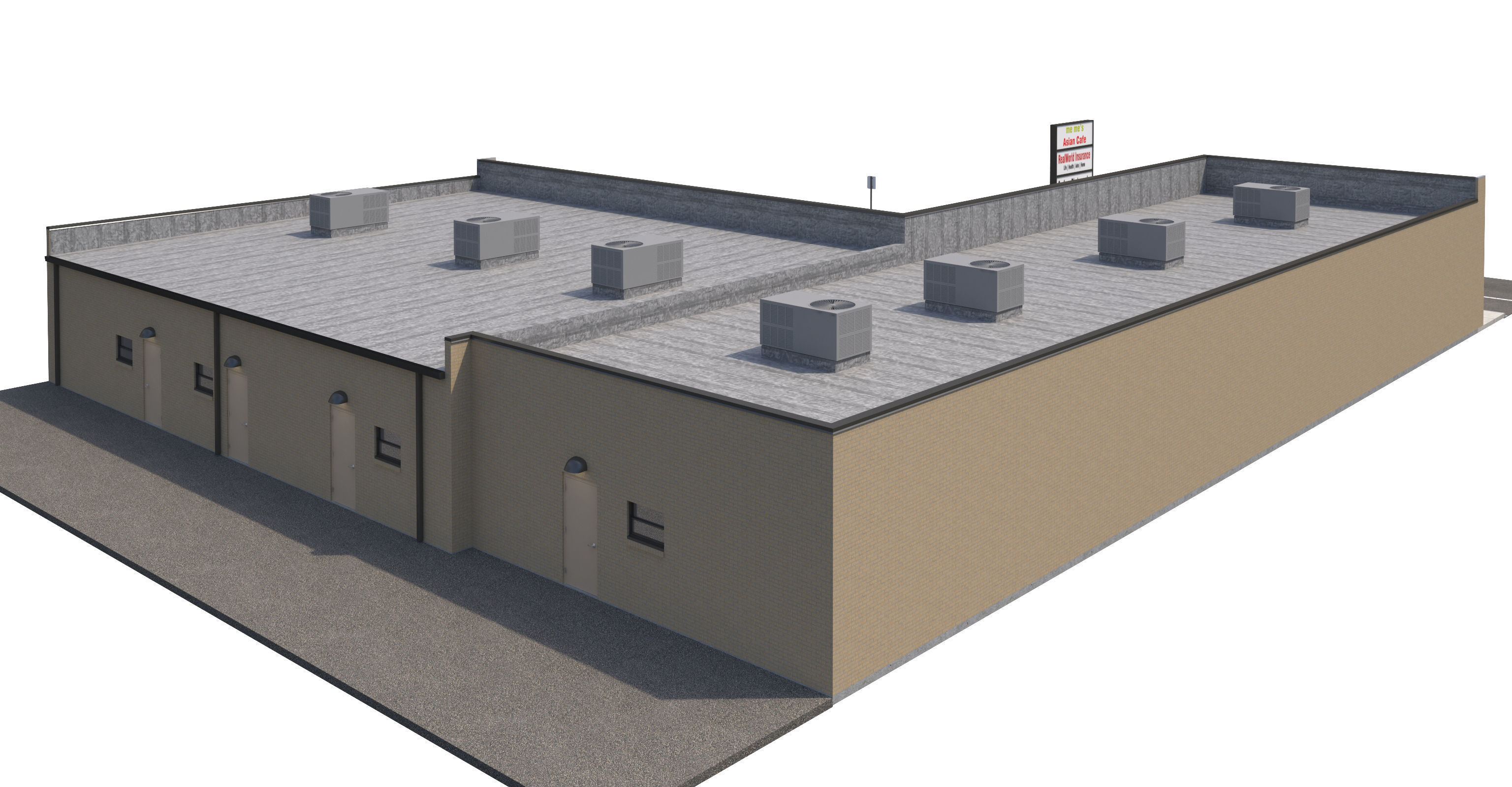 Retail-100 Retail Store 3D model_5