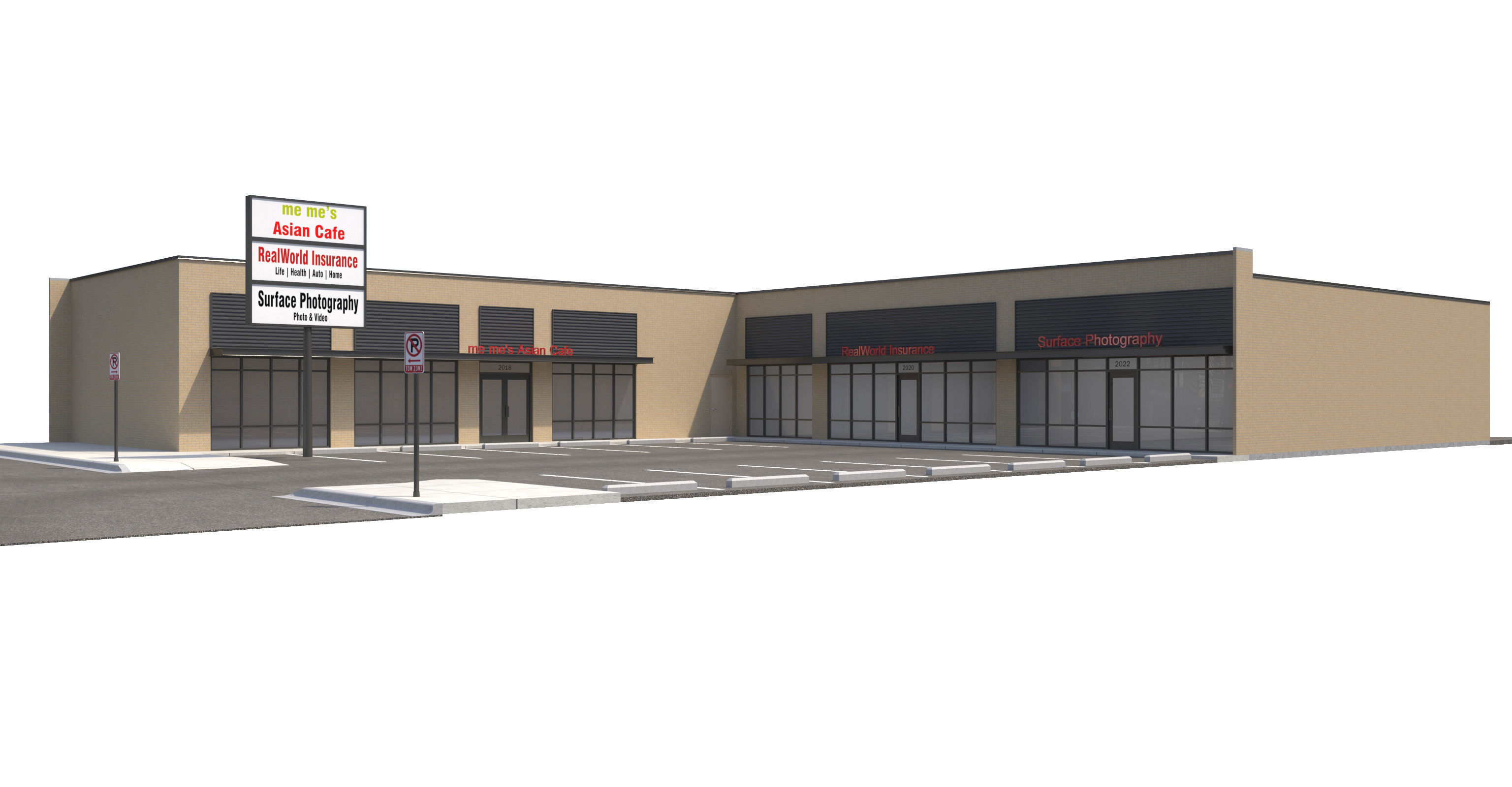 Retail-100 Retail Store 3D model_1