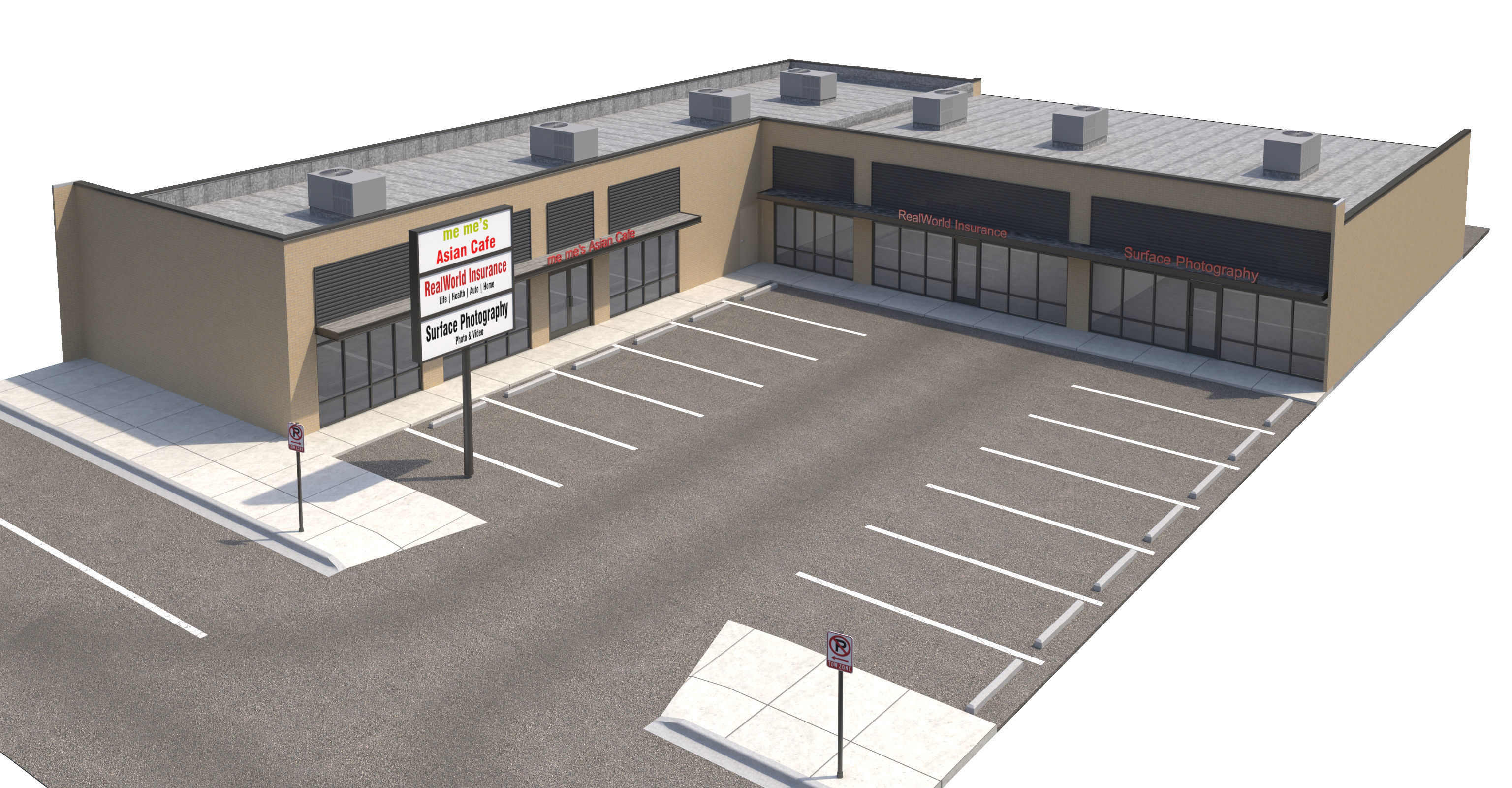 Retail-100 Retail Store 3D model_4