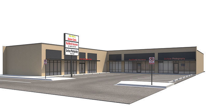 Retail-100 Retail Store 3D model
