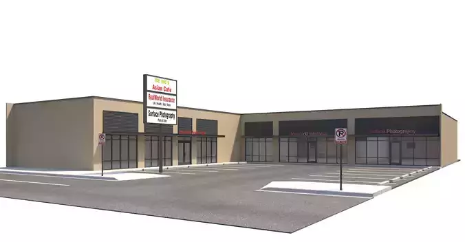 Retail-100 Retail Store 3D model