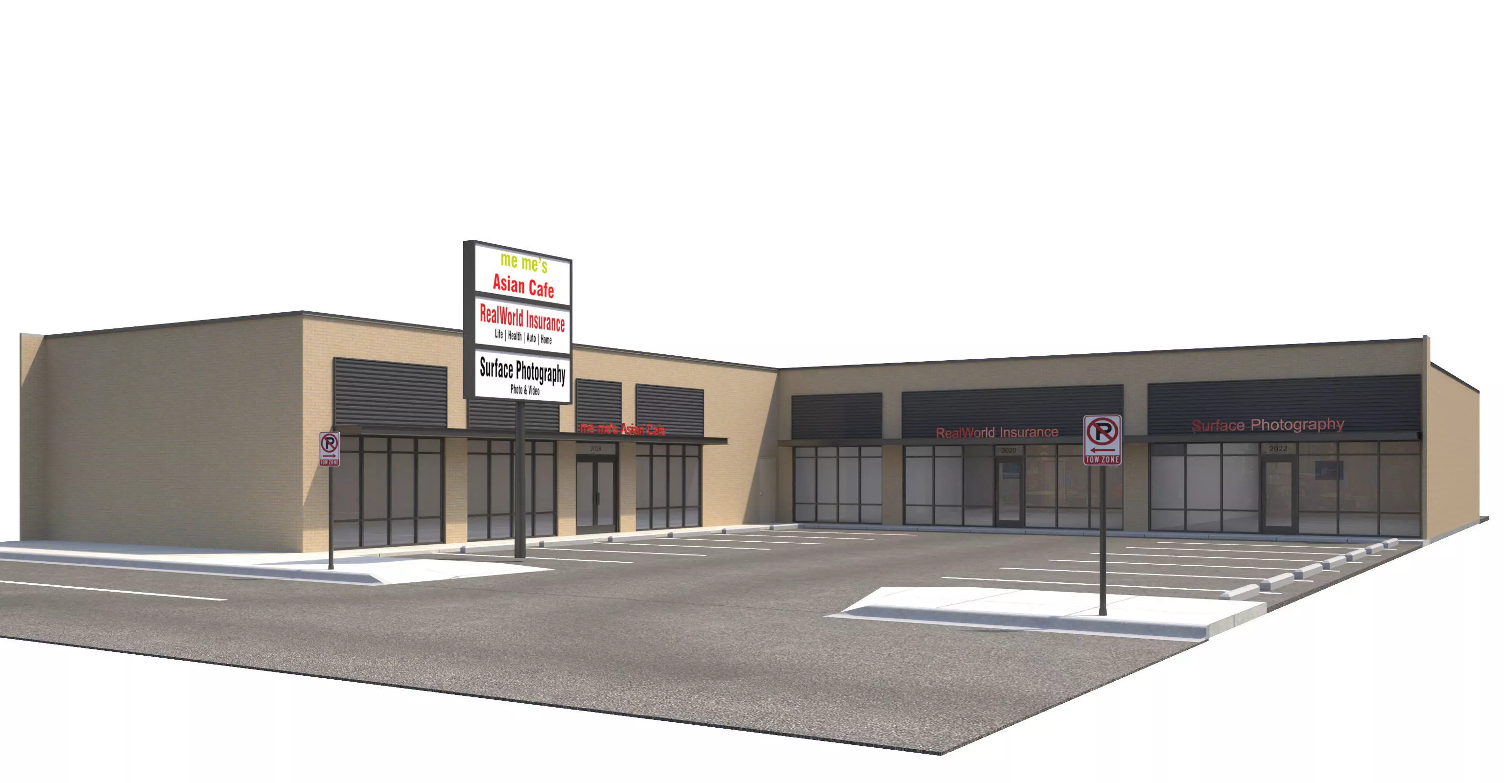 Retail-100 Retail Store 3D model_0