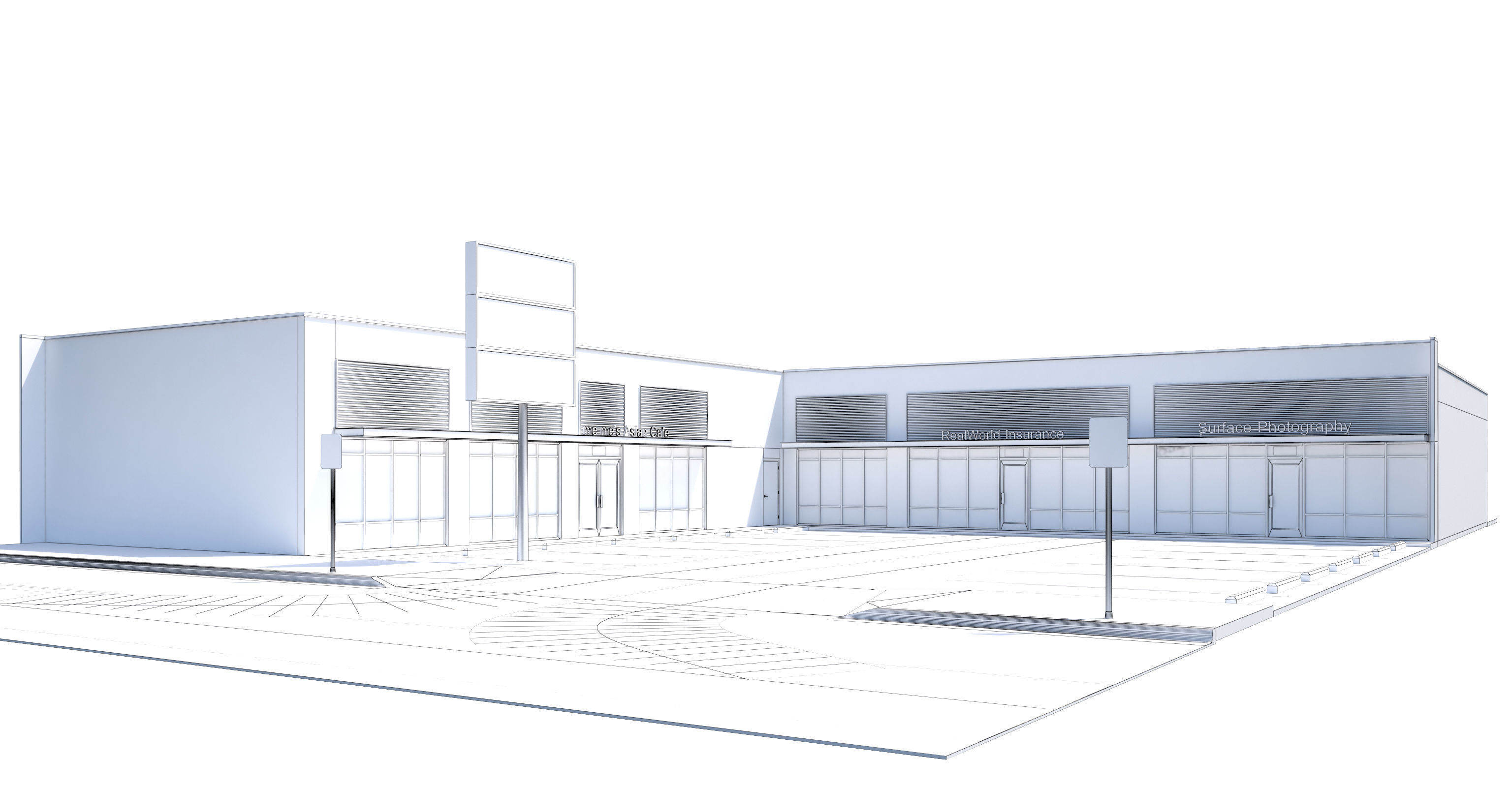 Retail-100 Retail Store 3D model_13