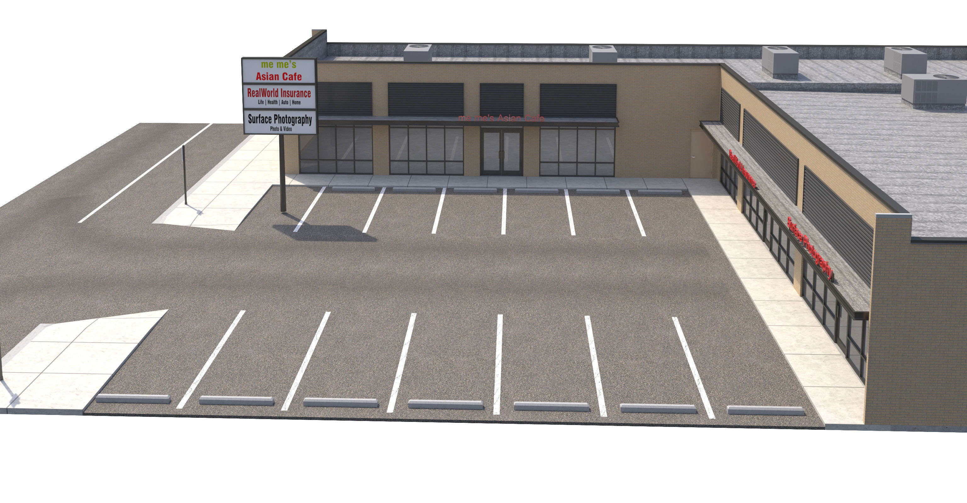 Retail-100 Retail Store 3D model_6