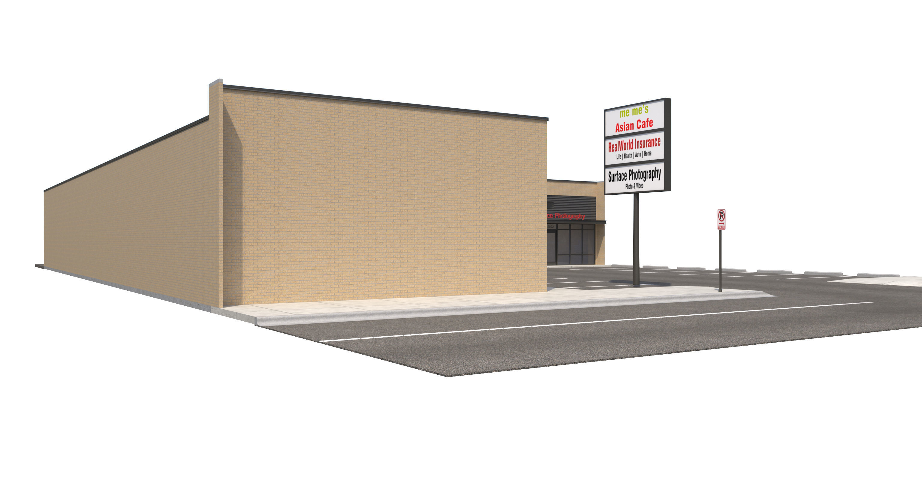 Retail-100 Retail Store 3D model_7