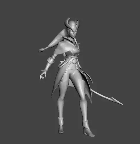 Dark Waters Diana 3D Model