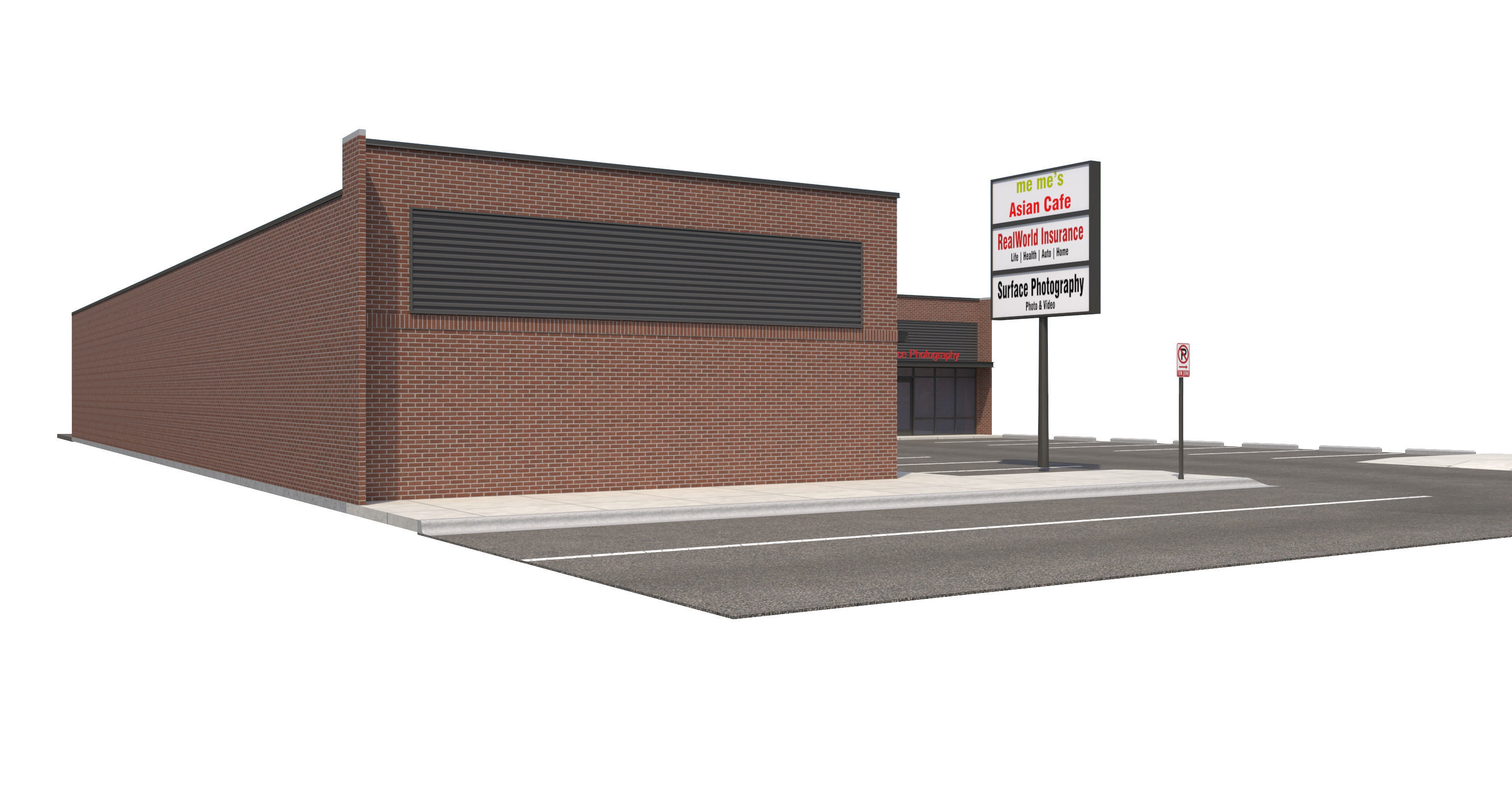 Retail-101 Retail Store 3D model_7