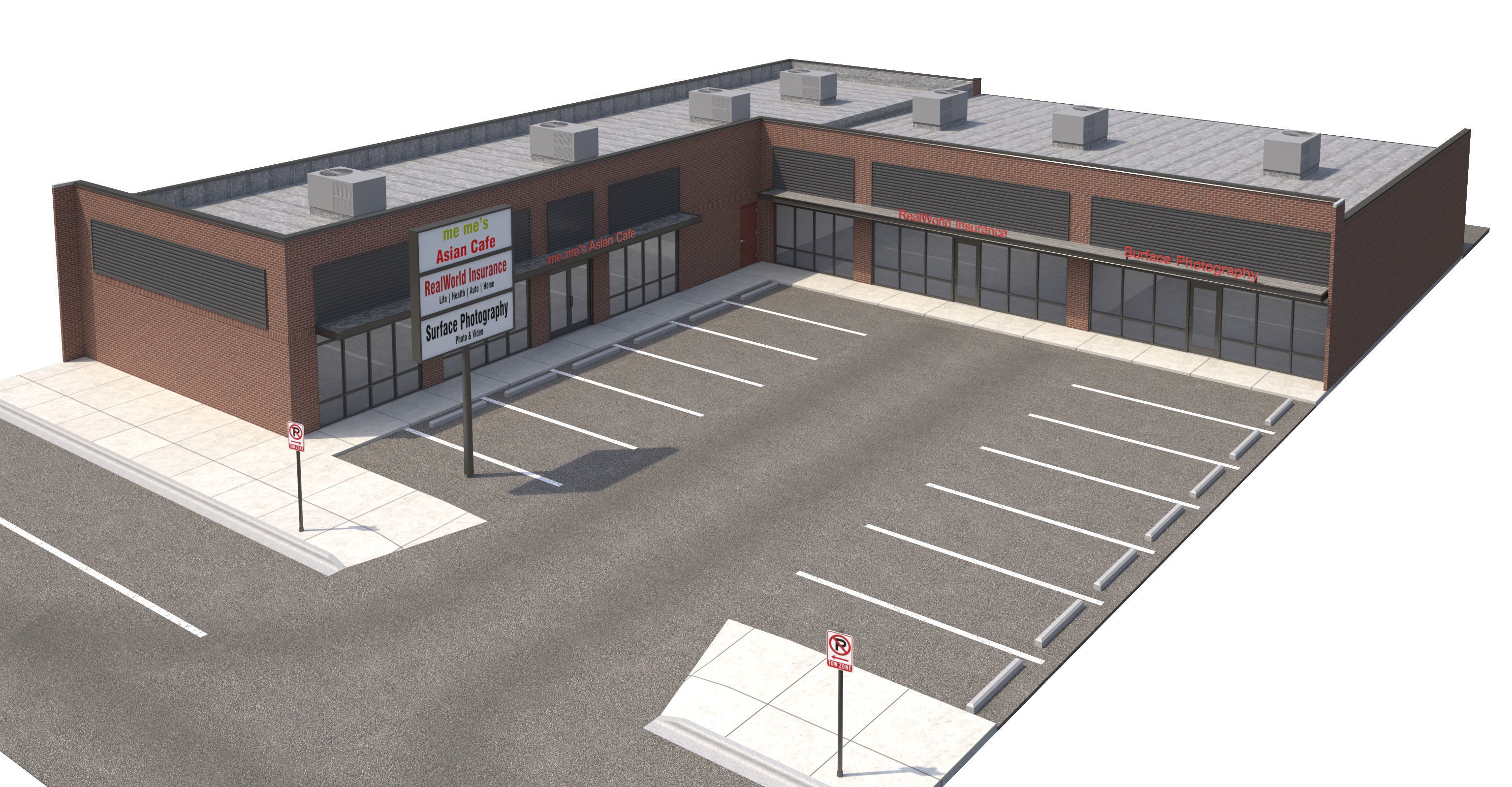 Retail-101 Retail Store 3D model_4