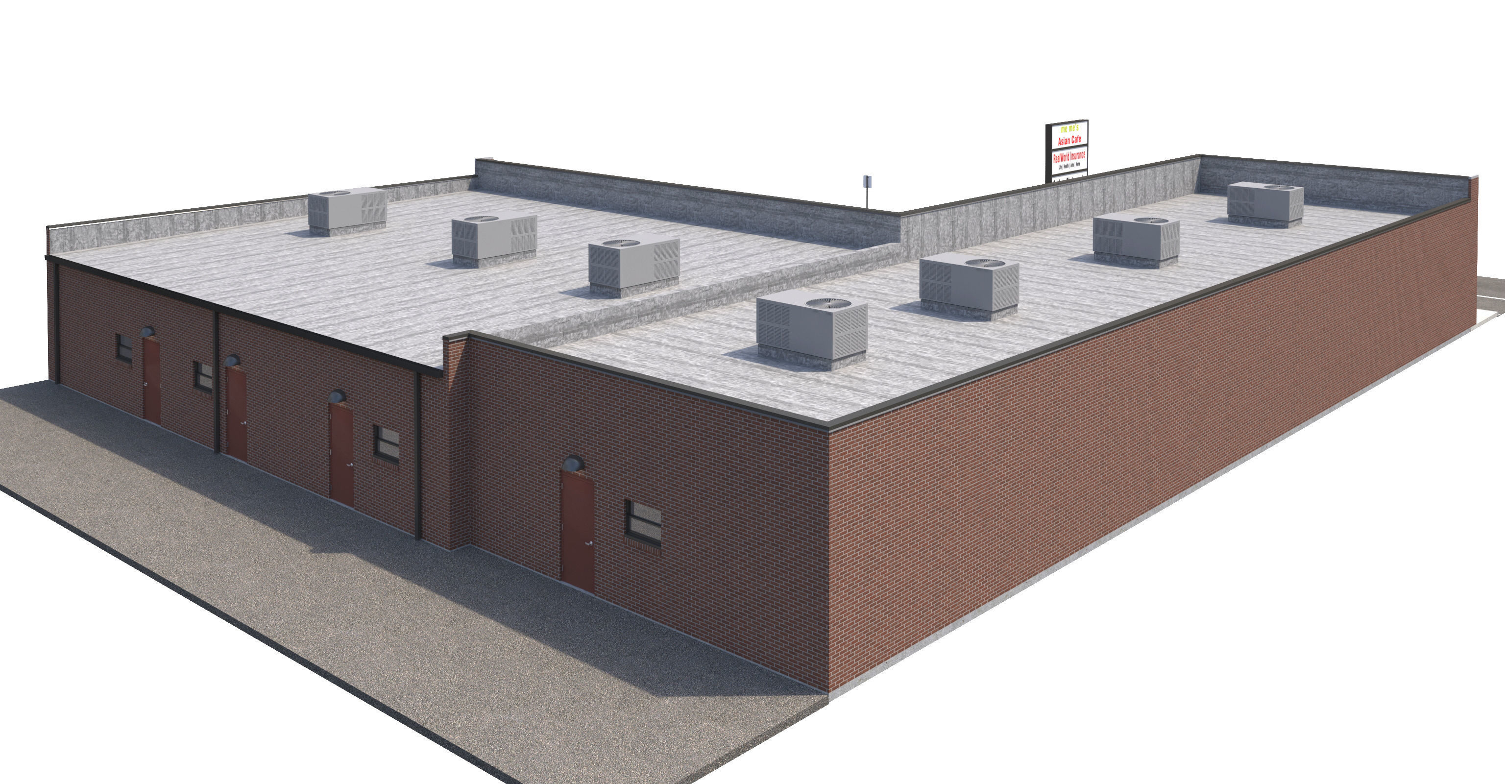 Retail-101 Retail Store 3D model_5