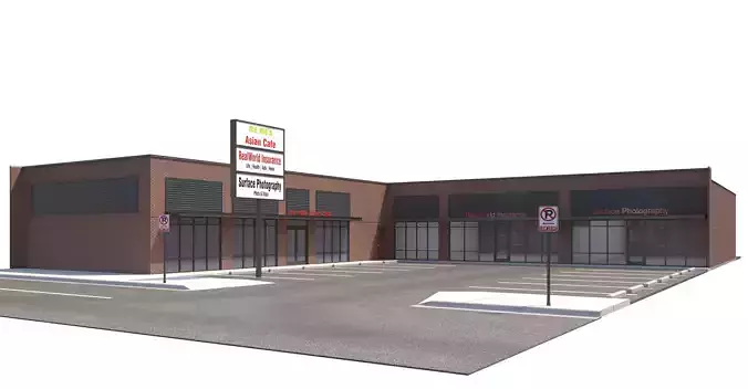 Retail-101 Retail Store 3D model