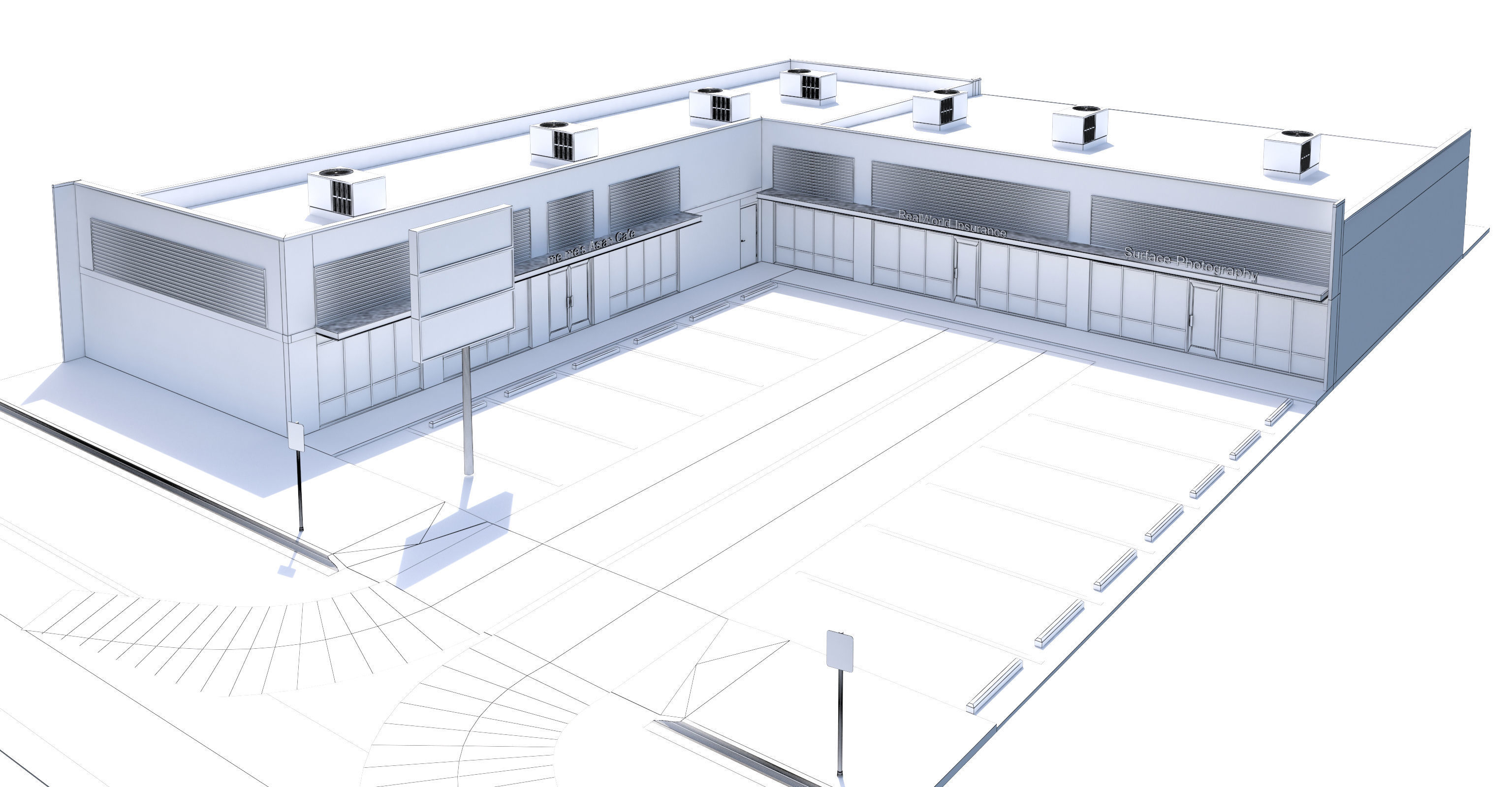 Retail-101 Retail Store 3D model_15