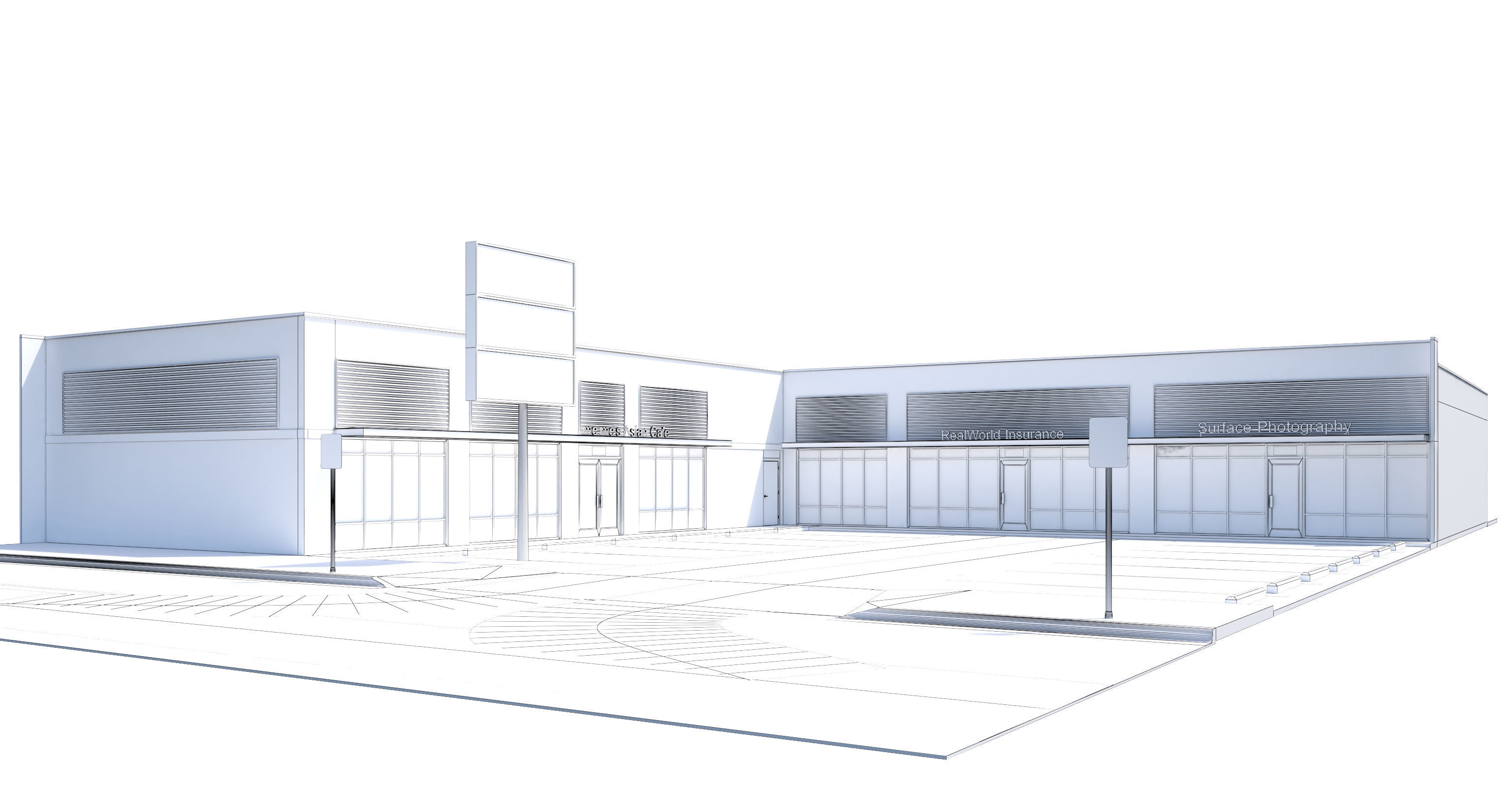 Retail-101 Retail Store 3D model_13