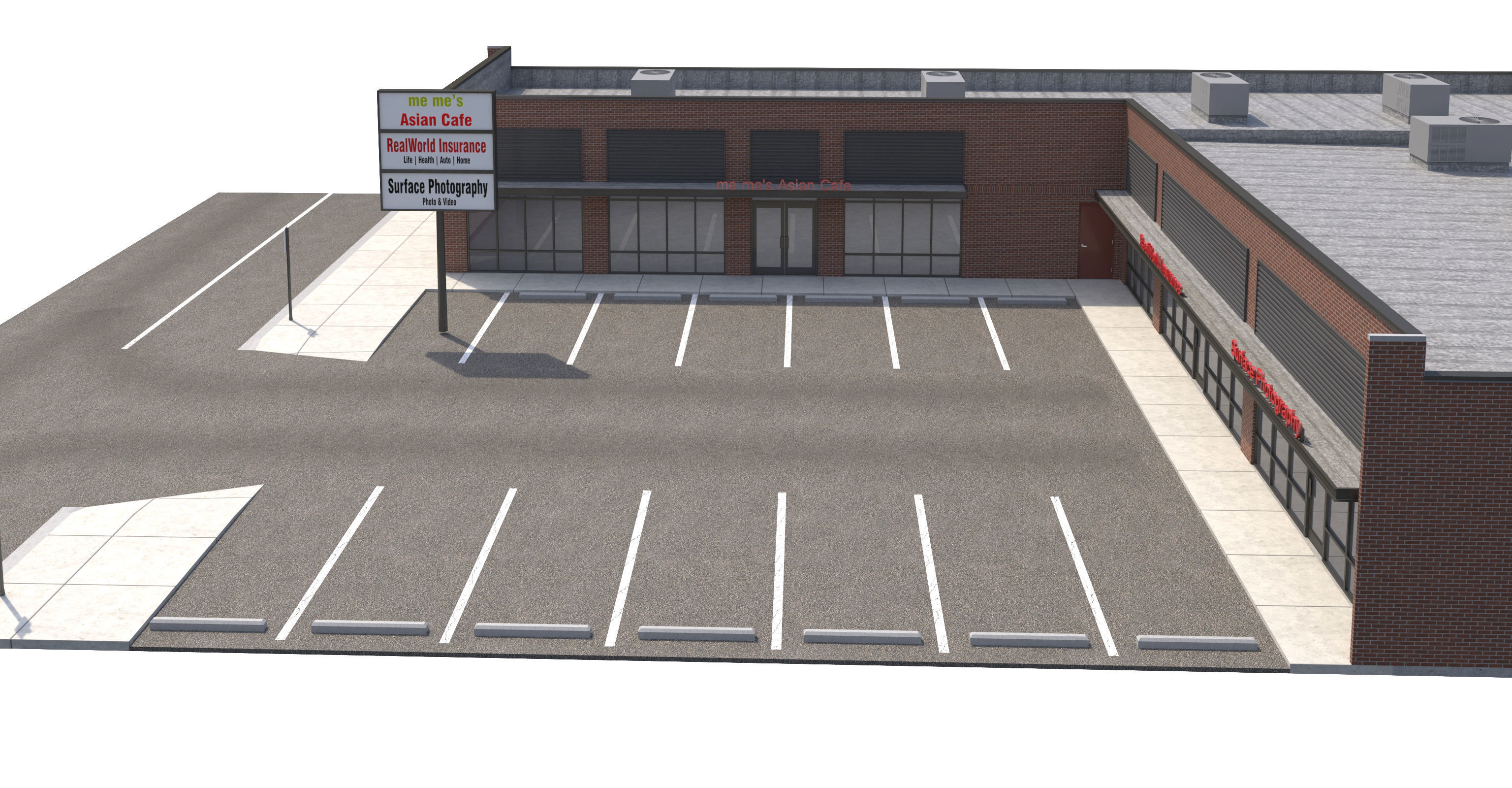 Retail-101 Retail Store 3D model_6