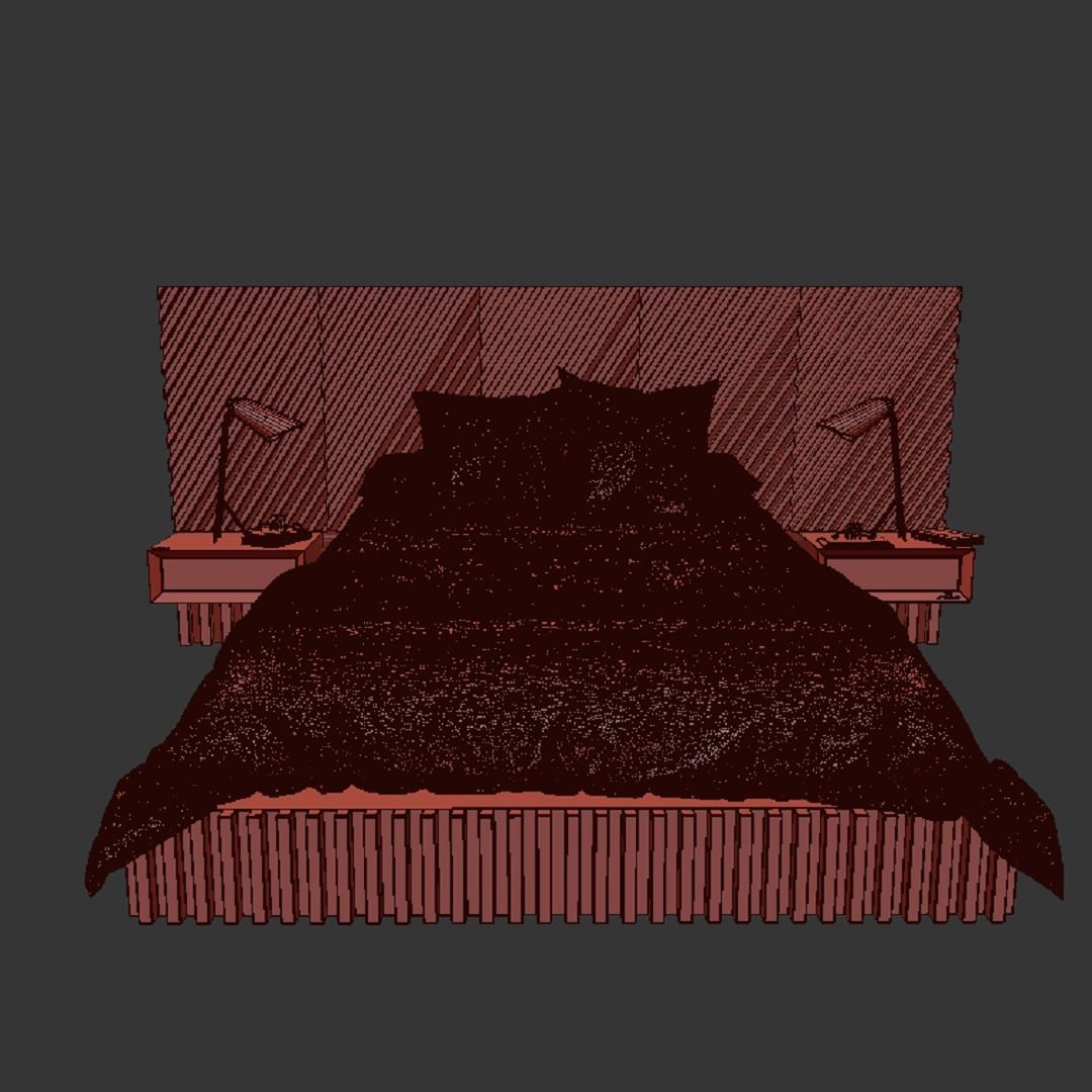 STM-D BED model FFF  Low-poly 3D model_21