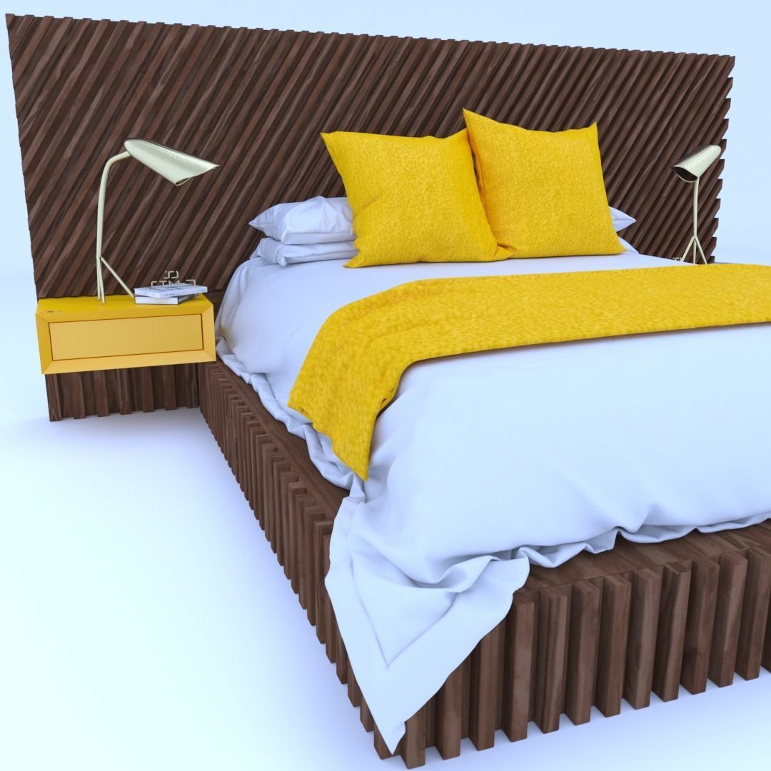 STM-D BED model FFF  Low-poly 3D model_2