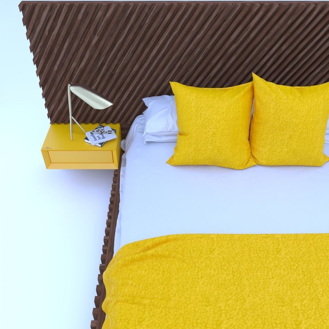 STM-D BED model FFF  Low-poly 3D model_3