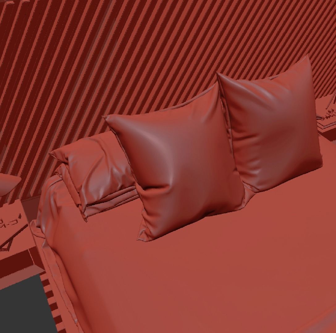 STM-D BED model FFF  Low-poly 3D model_18