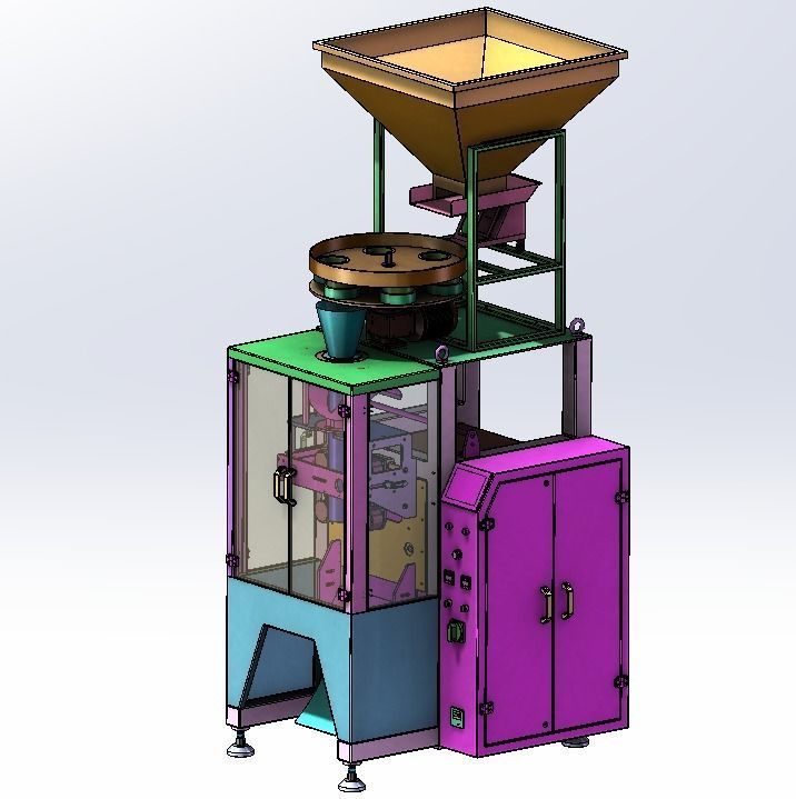 Quantitative packaging machine 3D design model 3D model_5