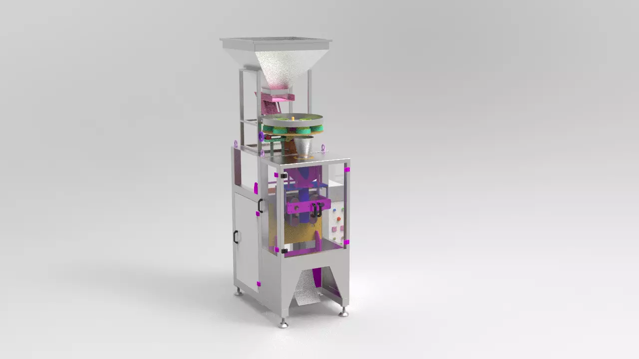 Quantitative packaging machine 3D design model 3D model_0