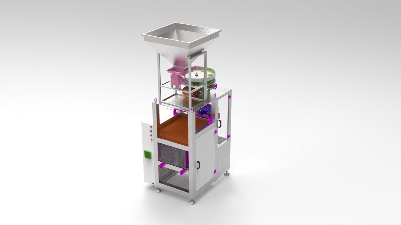Quantitative packaging machine 3D design model 3D model_1