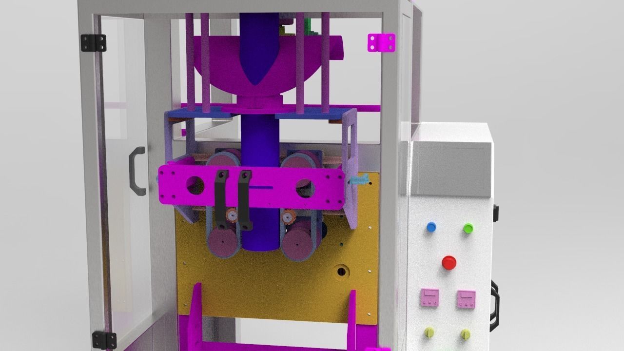 Quantitative packaging machine 3D design model 3D model_3
