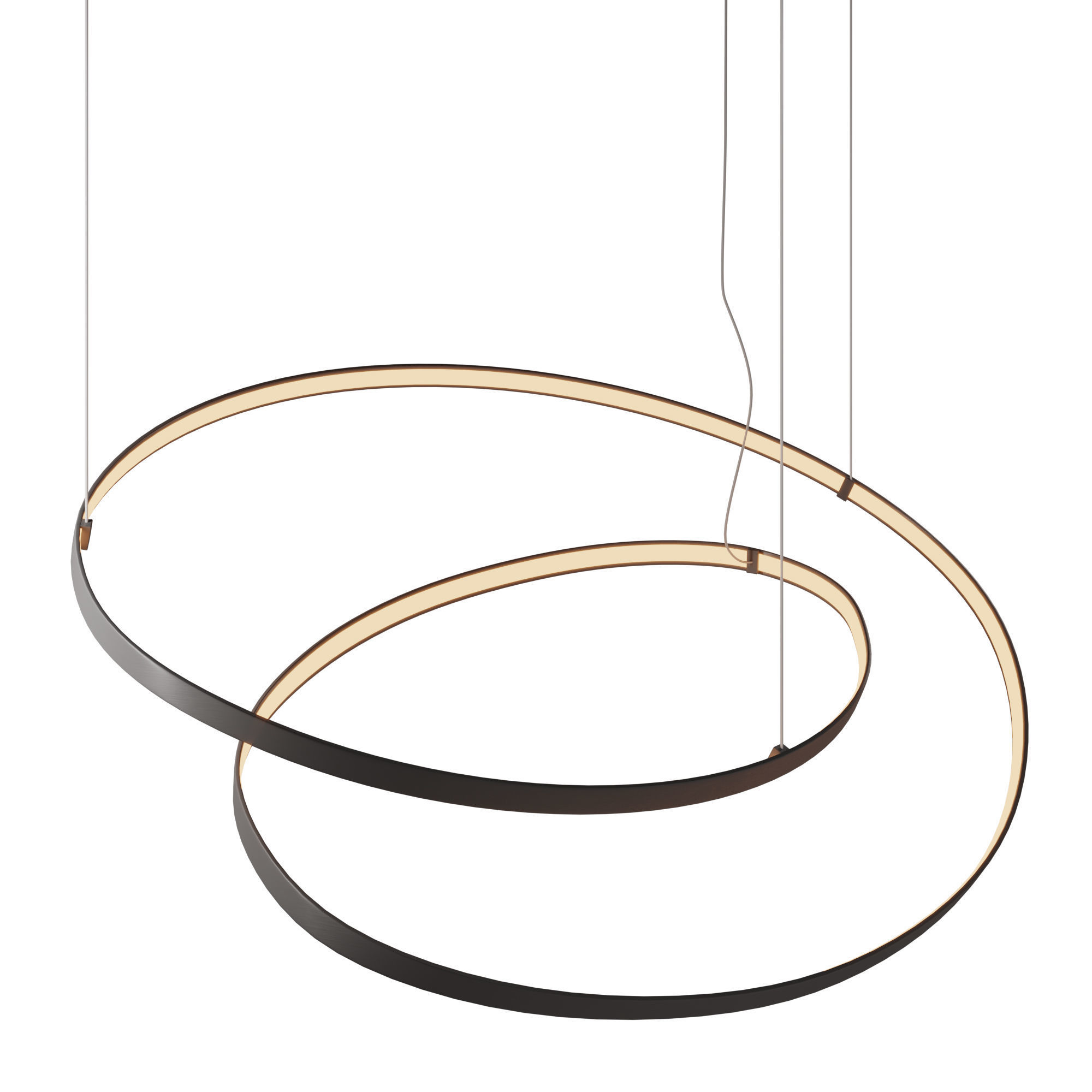 Heaven circular pendant light 3D model_3