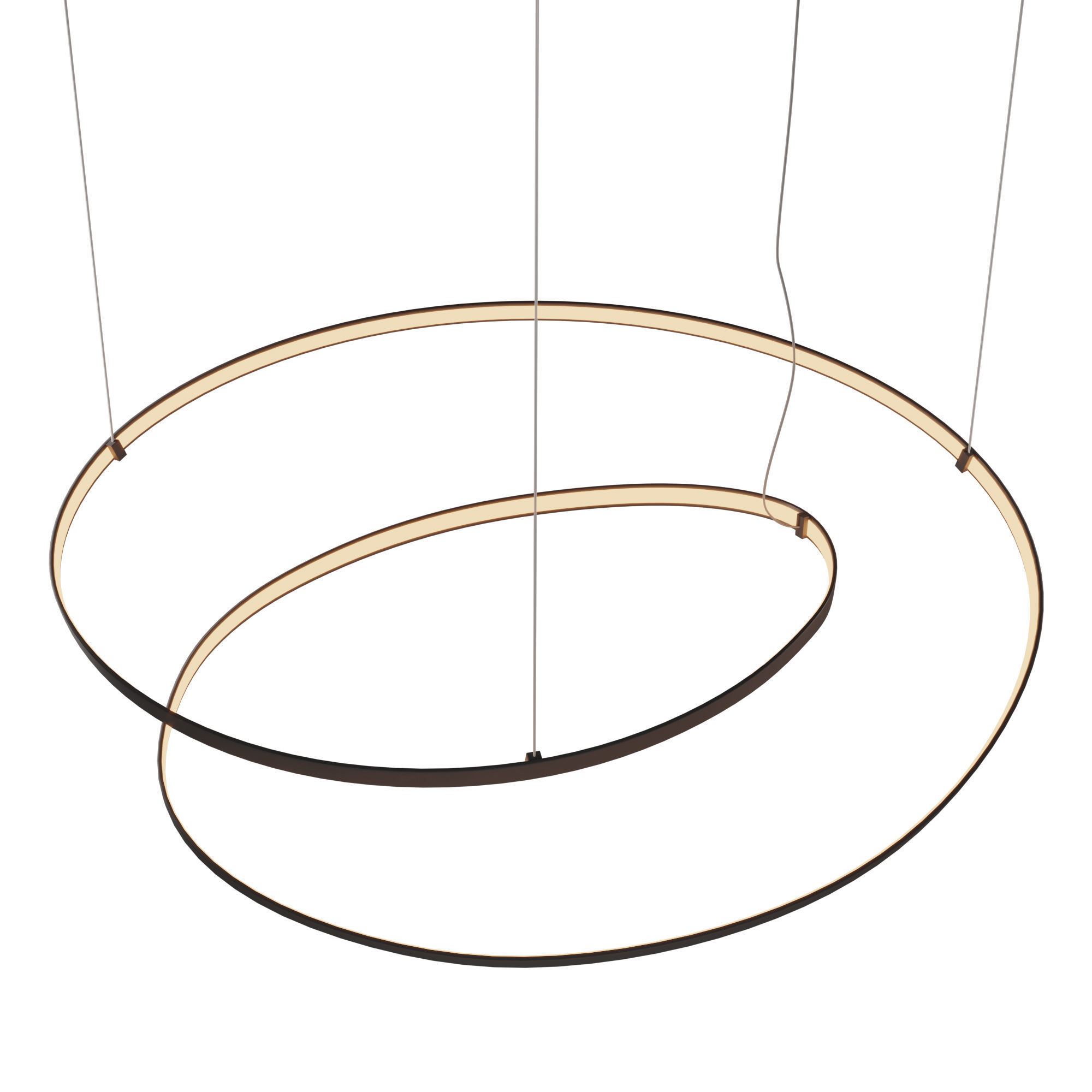 Heaven circular pendant light 3D model_1