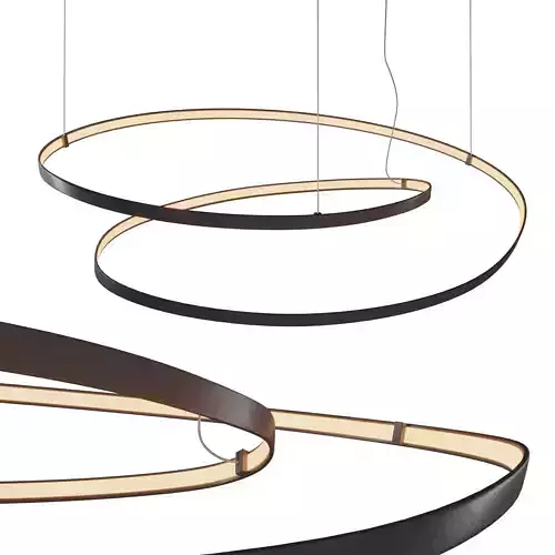 Heaven circular pendant light 3D model