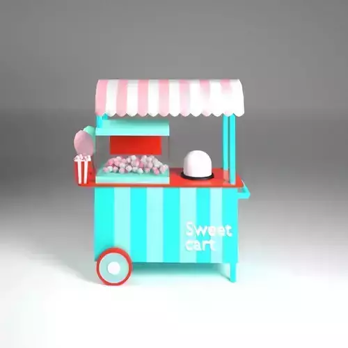 Cotton candy cart