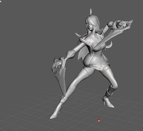 Battle Academia Katarina 3D print model