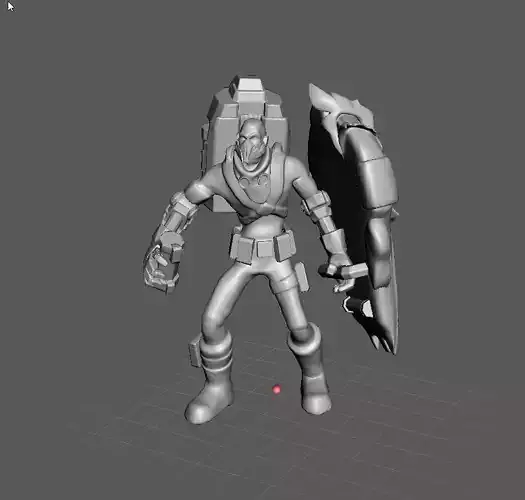 Battlecast Singed 3D Model