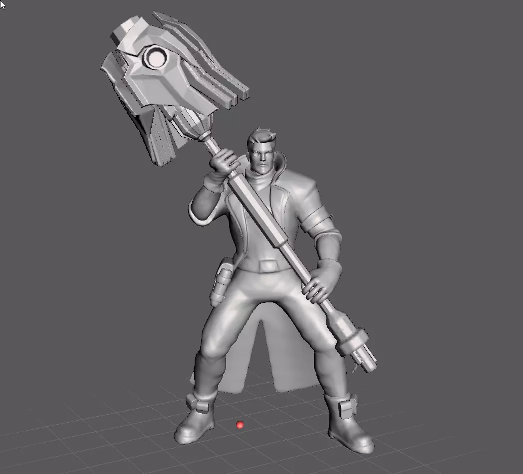 Battlecast Jayce 3D Model 3D print model