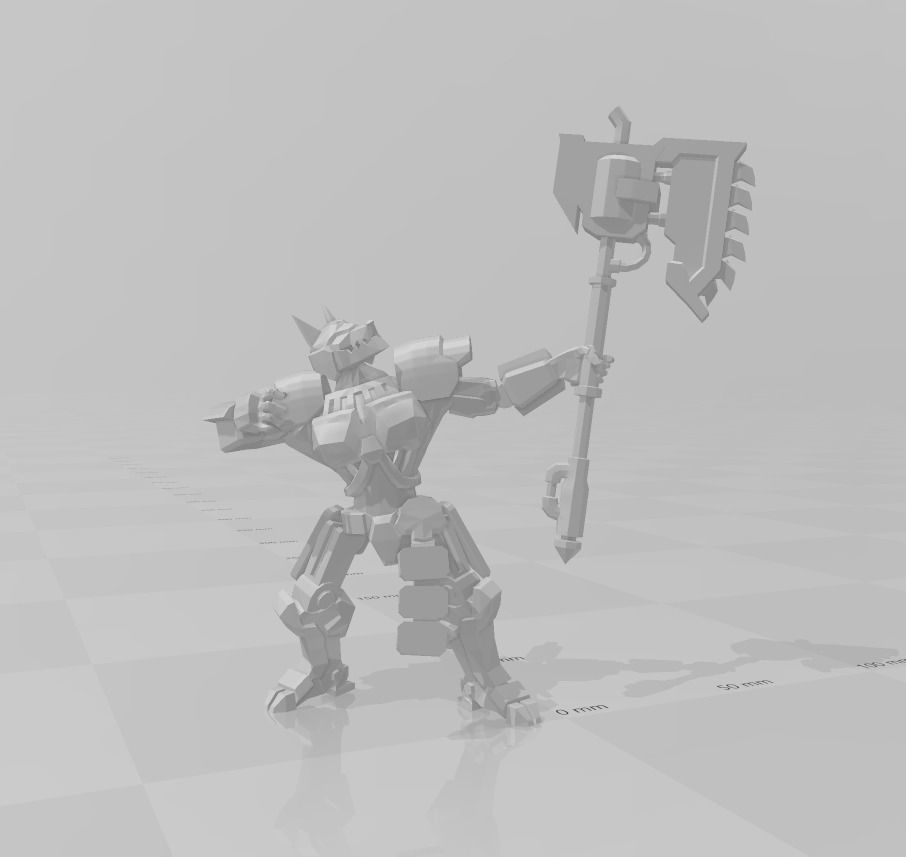 Battlecast Nasus 3D Model 3D print model_1